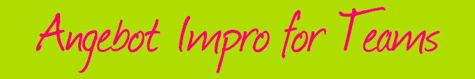 angebote impro for teams